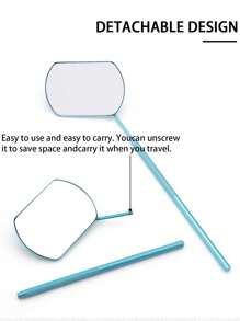 1 Pc Lash Extension Mirror Eyelash Extension Grafting Tools Stainless Steel Multifunction Checking Lash Mirror Cosmetic Mirror Beauty Makeup-Lash Extension Tools-Lash Artist Mirror,Makeup,Cheap,Room Decor,Vanity,Travel,Bedroom,Makeup Accessories,Mirror,Vanity Mirror,Mini Mirror,Compact Mirror,Mirror Small,Hand Mirror,Cheap,Stocking Stuffers,Makeup,Makeup Tools,Cheap Stuff,Gifts,Gifts For Women,Christmas Gifts