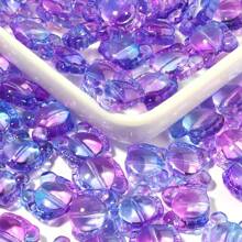 1-50 件/包彩色多色玻璃珠卡通动物形状散珠，可爱猫蟹熊章鱼形状，适合 DIY 珠宝制作，珠宝配件