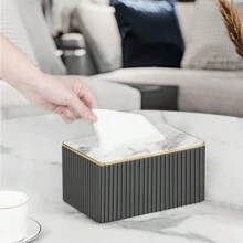 Tissue Box Cover, PU Leather Tissue Box Holder Rectangular Box Covers For Home/Office/Car Decoration, Tissue Box, Bedroom, Table, Paper Organizer, Tissue Box Cover Black, Napkin Holder Tissue, Paper Holder Storage, Towel Holders, Tissue Rolls,Tissue Box Holder,Napkin Holder,Festival Family Gathering,Kitchen Dining Table DecorFor Home Kitchen Bedroom Living Room Dining Room, Home Decoration Accessories, Decorative Box,Women Wedding Gift,Summer Travel Holiday Festival Must-Have