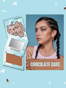 Misslyn Cafe Beauty Color Palette Bronzing & Contouring Powder, Bronzer, Matte Bronzer, Pigmented Soft Powdery Texture, With Mirror, Facial Bronzing Powder For Contouring, Long-Lasting, Lightweight, Smooth, Blendable,Vegan,Cruelty Free - BÁNH SÔ-CÔ-LA #1 - Xem 3