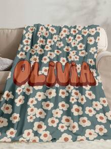 بطانية مخصصة باسم لسرير، بطانية أسرة مخصصة باسم، بطانية مخصصة، بطانية حيوانات كيوت، أفضل بطانية، بطانية مريحة، هدية عائلية، هدايا عيد الميلاد، هدايا عيد الميلاد، هدايا مخصصة، هدية لابن/ابنة، هدية لصديق - النمط 1 - مشاهدة 6