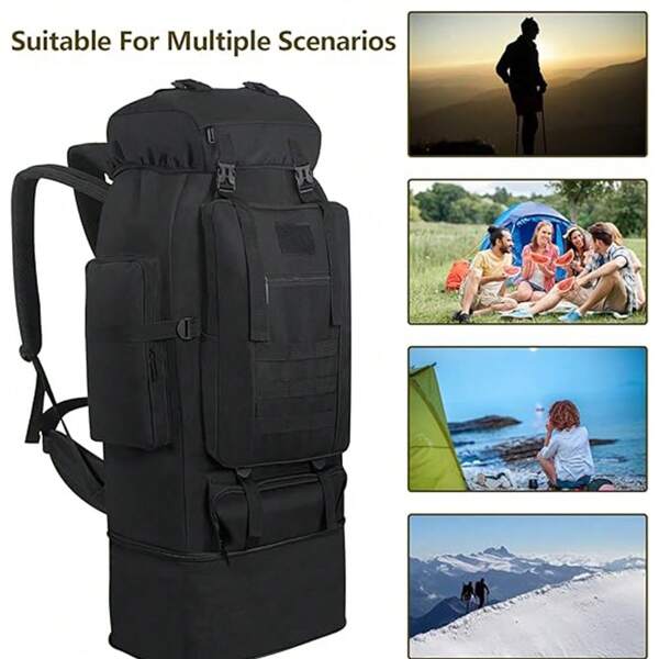 100L Wanderwander -Rucksack Männer Großer wasserdichtes Camping -Rucksack Leicht packbarer Rucksack Rucksack Daypack Military Rucksack für Männer Reisen Klettern im Freien Sportarten