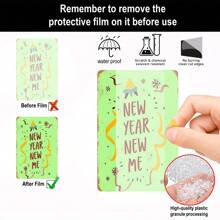 新年房间装饰 - 1 件新年新我亚克力标牌，矩形亚克力墙面艺术牌匾，装饰壁挂适合家庭、房间、餐厅、酒吧