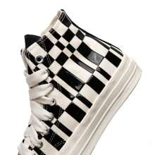 Converse 男士帆布高帮运动鞋，Chuck 70，日常通勤，简约时尚经典休闲鞋，A08764 - 米黃色 - 查看 9