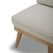Better Homes & Gardens Springwood Slipper Chair, Light Honey