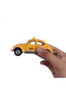 Miniatura Fusca Táxi 1/32 Carro Metal Coleção - Multicolorido - Visão 4