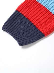 Spring Summer Loose Plus Size Street Colourblock Women Seweaters V-Neck Striped Long Sleeve Letter W Button Women Cardligans Y2k For Women - Multicolor - View 7