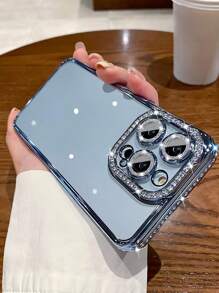 奢华电镀水钻亮片手机壳，兼容 17/16E/15/14/13/12/11/X/XS Max/XR/Pro Plus，Galaxy A02S/A07/A12/A17/A22/A26/A32/A36/A50/A56/S20/S25，荣耀 X9/8/7/A/B/C/Magic 5/6 Lite，OPPO Reno