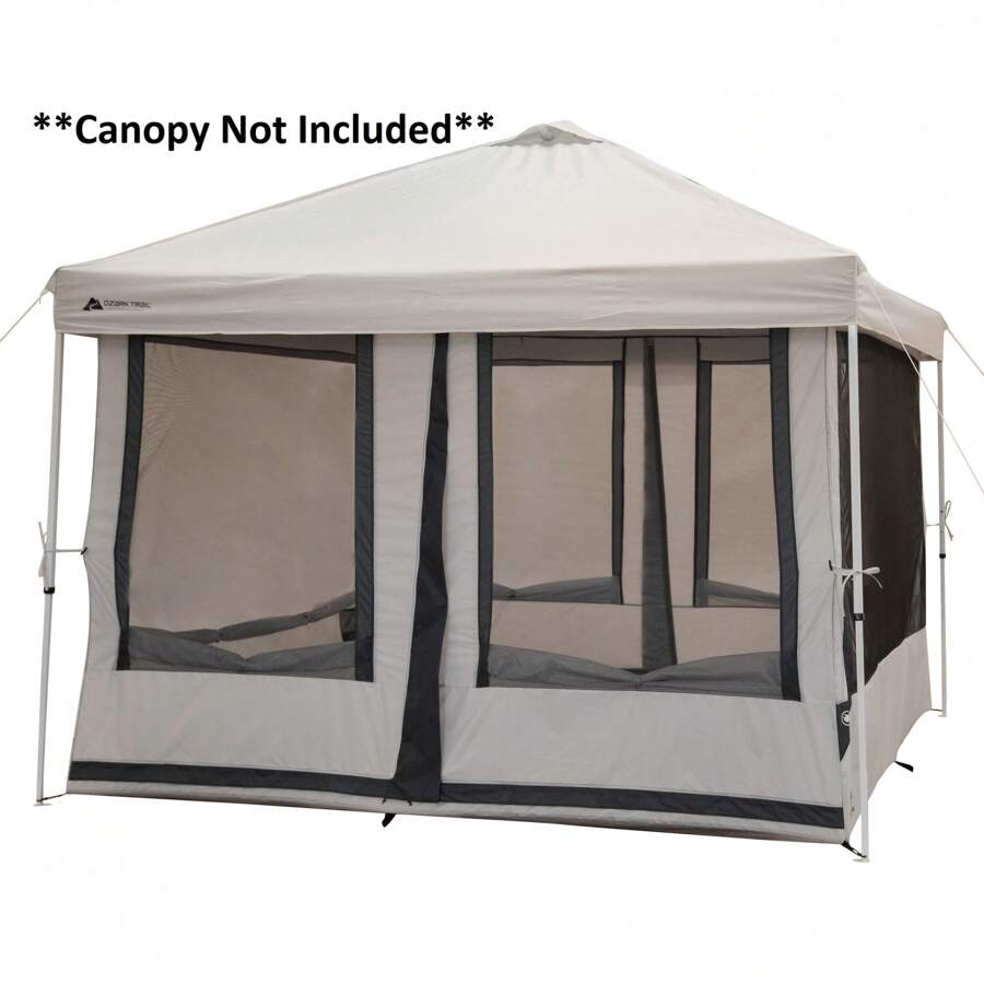 Ozark Trail 7-Person 2-In-1 Screen House Connect Tent With 2 Doors, Canopy Sold Separately - Grey - View 1