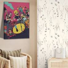 1 Póster de lienzo, combinación de música rock estadounidense, póster de tema musical, regalo ideal para dormitorio, sala de estar y pasillo de la cocina, arte decorativo, decoración de otoño, decoración de habitación, regalo festivo, enmarcado