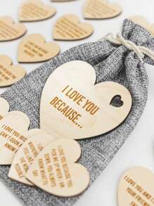 10 20 30 Pcs, Personalized I Love You Reasons Pack - Romantic Gift For Someone Special - Wedding - Anniversary - Valentine's Day - Birthday, Give It To Your Beloved One, Must-Have Valentine's Day Gift Gifts Graduation