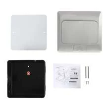 13A Pop Up Floor Electrical Power Outlet Socket Office Kitchen Desk Worktop 2 Sockets Power Plugs, Electrical Outlet Cover Box - Black - View 9