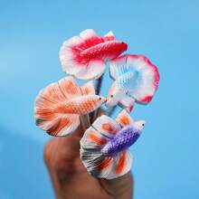 1 Pc Simulation Betta Training Wand Toy Fish Tank Interactive Stick Toy For Fishtanks Accessories - Multicolor - View 7
