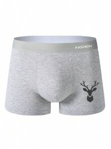 8pcs Men's Breathable Comfortable Boxer Briefs, Elastic Sports Shorts, Casual Underwear For Daily Wear - Multicolor - View 3