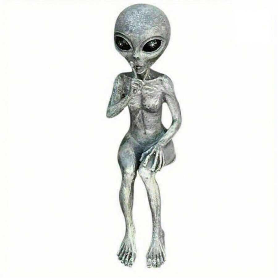 Outer Space Alien Statue Martians Garden Figurine Set Home Decoration Outdoor,Valentine's Day Gift For Loved Ones - 男人 - 查看 1