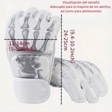 Mma/ufc Guantes De Entrenamiento De Boxeo - Negro - Ver 8