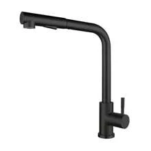 Kitchen Faucet With Pull Out Sprayer Single Hole Single Handle Commercial Faucet For Bar Sink 2 Outlet Mode Modern 360 Swivel Spout Stainless Steel Utility Laundry Mixer Tap