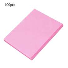 Lot de 100 filtres à vide en papier non tissé, durables, pour accessoires pour ongles, taille personnalisable (bleu, rose, blanc)