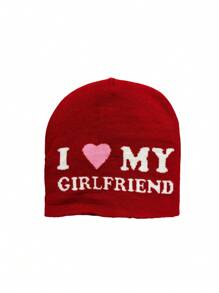 1 件冬季针织帽 - 百搭款式，适合情人节礼物，多种场合，舒适佩戴，时尚情人节礼物