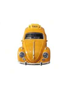 Miniatura Fusca Táxi 1/32 Carro Metal Coleção - Multicolorido - Visão 2