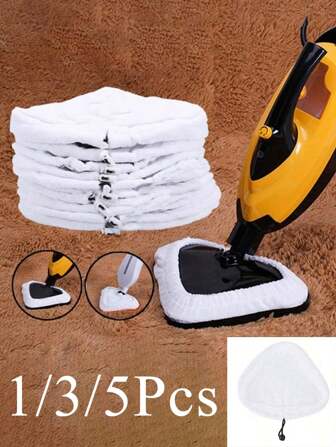 Microfiber Mop Cloth Replacement For Triangular Steam Mop, Mop Cloth Cover Refill, Steam Mop Cloth, Washable Durable Mop Pad, Cleaning Supplies, Cleaning Accessories