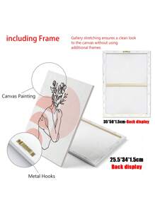 3pcs Abstract Figure Graphic Unframed Painting, Modern Hanging Wall Art Prints For Home Decor - Multicolor - View 11