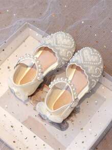 Sandali estivi con suola morbida e cristalli, da principessa, per ragazze, 2025