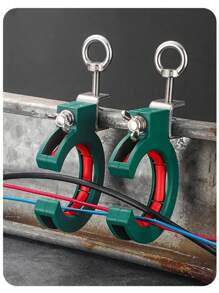 Cable Tray Bridge Pulley Threading Garage Ceiling Integrated Wiring Cable Laying Wire Guide Fixation Construction Auxiliary Tool - Green - View 2