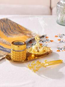 1 件套 北欧纯色拉玛香薰炉 创意香炉夹 桌面摆件 檀香熏香 熏香驱散香薰炉 拉玛礼物 星星 月亮 灯笼 - 彩色 - 查看 1