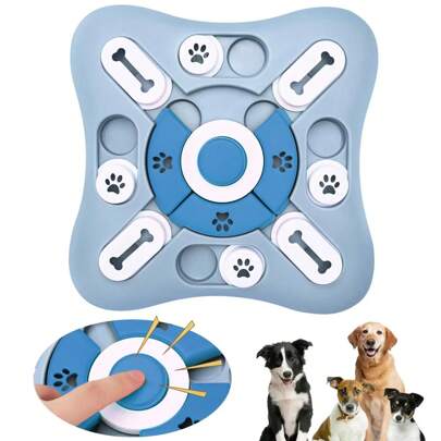 Dog Toy Slow Feeder Feeding Bowl Interactive Iq Treat Dispenser Anti-skid Pet Puzzle Cat Dog Training Game Toy