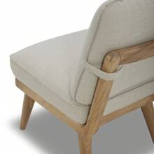 Better Homes & Gardens Springwood Slipper Chair, Light Honey