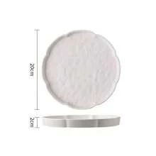 Minimalist Creative Black & White Steak Ceramic Plate, High Aesthetic Ceramic Dish For Home And Restaurant Use - Black and White - View 2