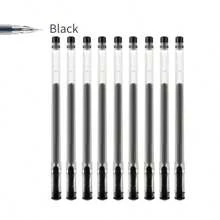 Rhinestone Tip Gel Pen, Fine 0.38mm Large-Capacity Black/Blue/Red Ink Refill Exam Signing Writing School Office Supplies Stationery Back To School