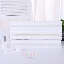 Organizador de cozinha 4 em 1, Suporte de toalhas de papel de parede 4 em 1, Organizador multifuncional de película aderente, Suporte de toalhas de papel de parede para cozinha, Dispensador de película aderente, Organizador de cozinha, Organizador de casa de banho, Organizador de película aderente para cozinha, Organizador de frascos de especiarias com cortador em cruz de plástico, Dispensador, Suporte de toalhas de papel e suporte sem broca, Prateleira de cozinha de parede, Acessório de cozinha, Produtos domésticos (Branco) - Blanco - Ver 6