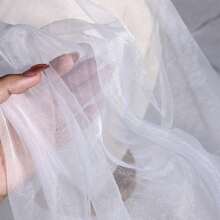 1 Stück seidig weiches Tüll-Organza Gewebe, hohe Dichte, DIY Tüll Rock, Kleid, Hochzeitsdekoration