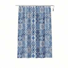 Cortinas de ducha, decoración de habitaciones, accesorios de baño, decoración de baño - azul real - Ver 3