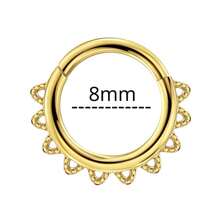 16G鼻中隔环，低过敏性316L不锈钢材质，适用于鼻中隔/鼻梁/耳骨，男女皆宜 - 不銹鋼身體穿孔首飾 - 查看 7