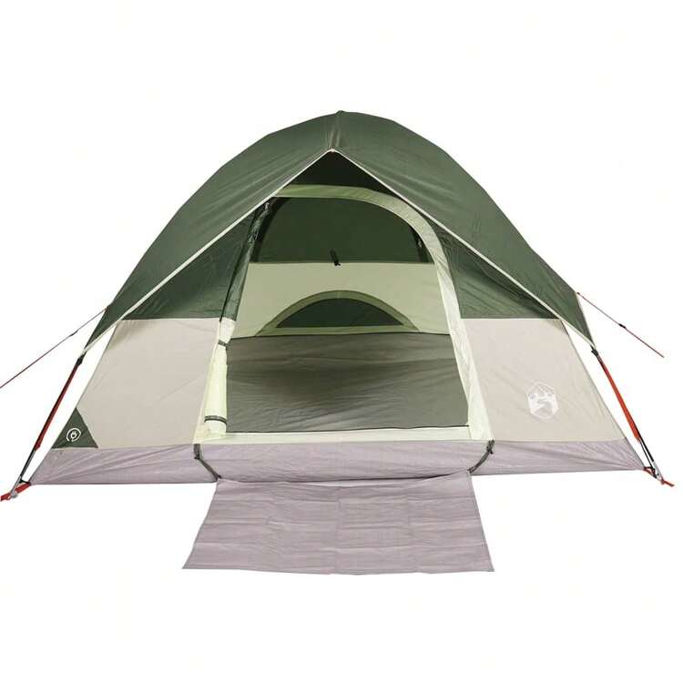 3 Person Waterproof Green Dome Camping Tent For Outdoor Adventures - 綠色 - 查看 6