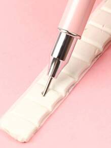5D DIY Diamond Painting Double-Ended Drill Pen, Convenient And Quick To Pick Up, Available In Various Colors Metal Double-Headed Diamond Pick-Up Pen, Stainless Steel Material, DIY Crystal Embroidery Mosaic Handicraft Jewelry Tool Pen, Exquisite Nail Art Crystal Jewelry Picking Tool Accessory