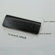 PU Hard Shell Myopia Glasses Case, Magnetic Closure Desktop Eyeglasses Storage Box, Minimalist Glasses Organizer, Protective Container For Home, Office, Travel, Back To School, 26 Alphabet Pattern