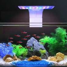 RGB Color Clamp Fish Tank Light,Aquarium Light,Full Spectrum Planted Tank Lamp,USB High Brightness LED Aquarium Light, White & Blue Spectrum For Aquatic Plants,Suitable For Round And Square Fish Tanks