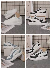 Unisex Lässig Sneaker, bequeme Sportschuhe, geeignet für Jugendliche, Outdoor, Sport, Urlaub, Reisen, Abschlussgeschenke, Geburtstags-Kleideraccesoires, leichte EVA-Sohle, Farbblockdesign