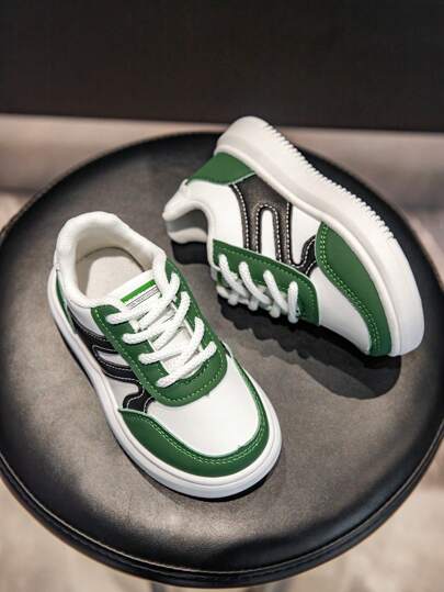 2024 Kids' White Sneakers, New Autumn Casual Lightweight Sports Shoes For School