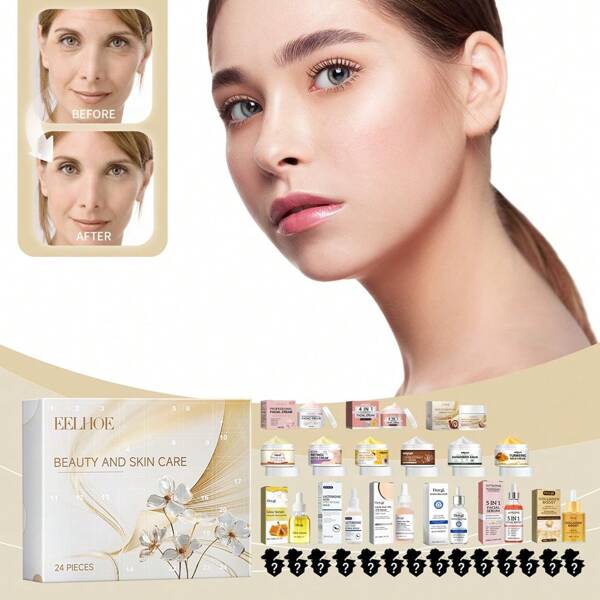 Advent Calendar 2024-24 Days Surprises Countdown Gift Box