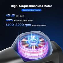 RENPHO Body Massager Muscle Massage Gun For Pain Relief Deep Tissue With 6 Massage Heads, Black - Black - View 6