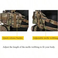 EMERSONGEAR Tactical Micro Vest, MK3 Modular Micro Fight Chest Rig