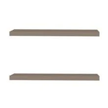 Iva Floating Shelf In Melamine X2 Taupe