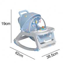 5-In-1 Baby Infant To Toddler Bouncer Rocker Swing Chair Soft Soothing Vibration