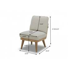 Better Homes & Gardens Springwood Slipper Chair, Light Honey