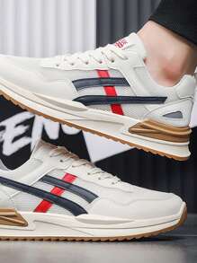 Men's Casual Mesh Sneakers, Versatile Vulcanized Rubber Sole Sport Shoes,Running Trainers, Autumn 2024 New Arrival